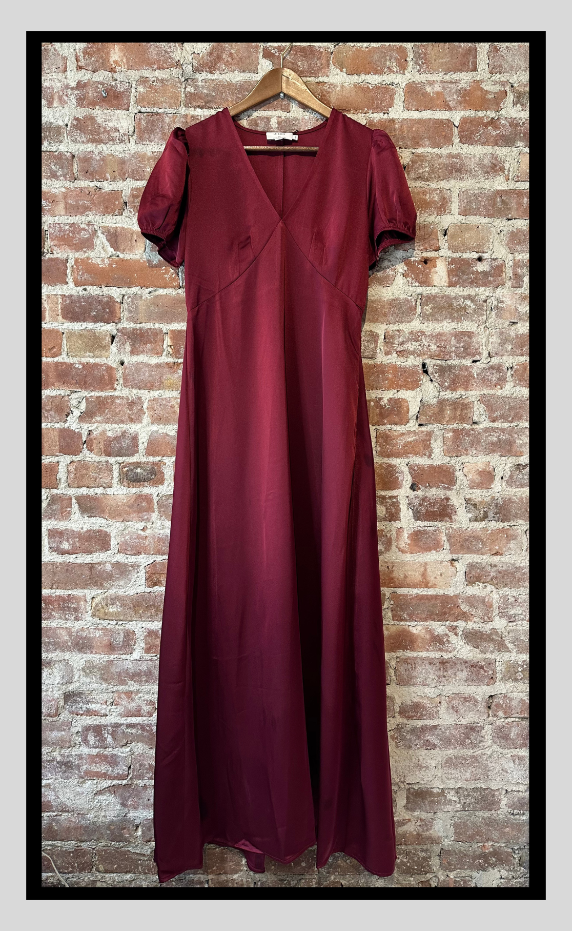 strapless open back dress Love Bonito Red Puff Sleeve Pencil Dress main image 0