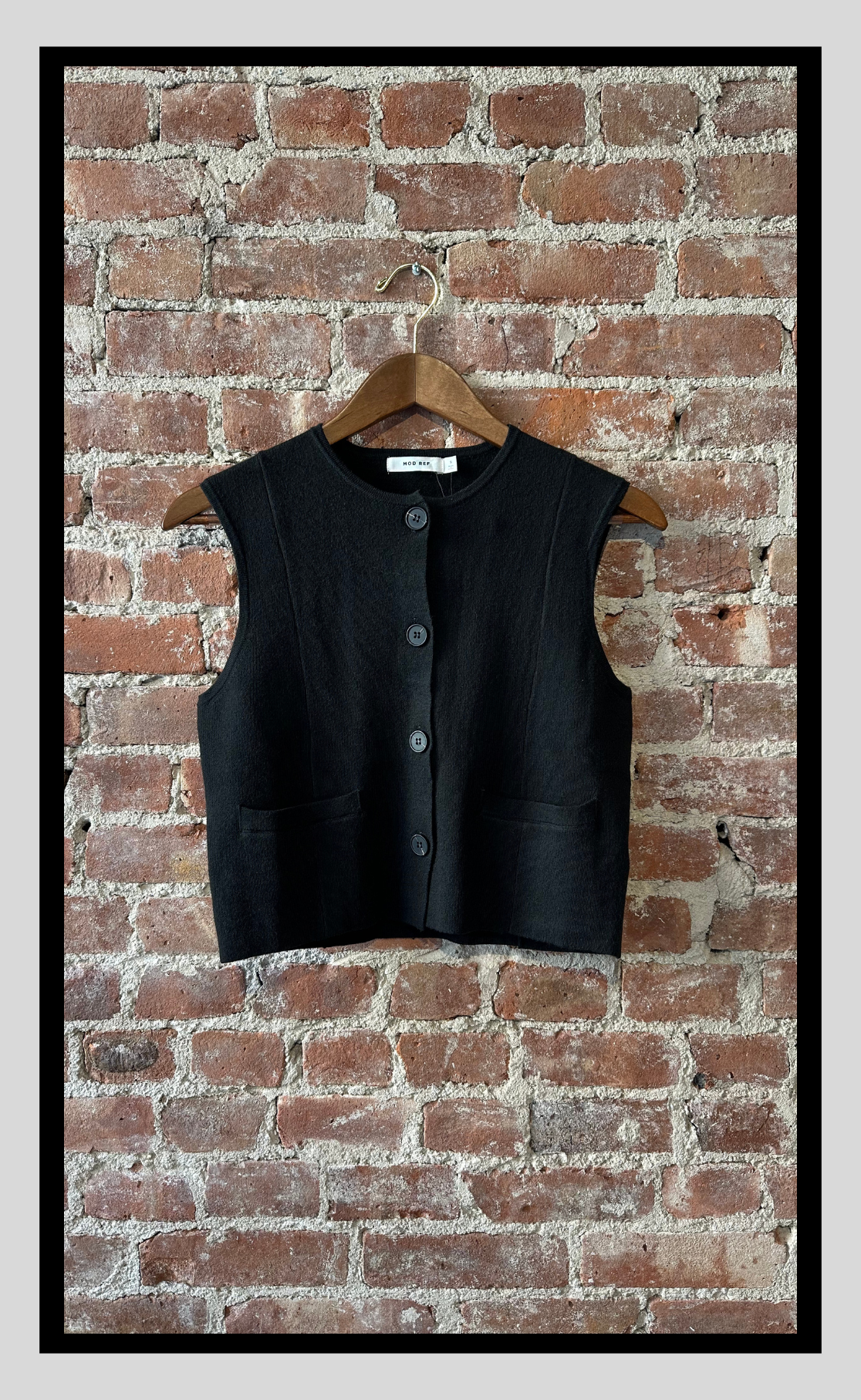 The Essential Black Vest