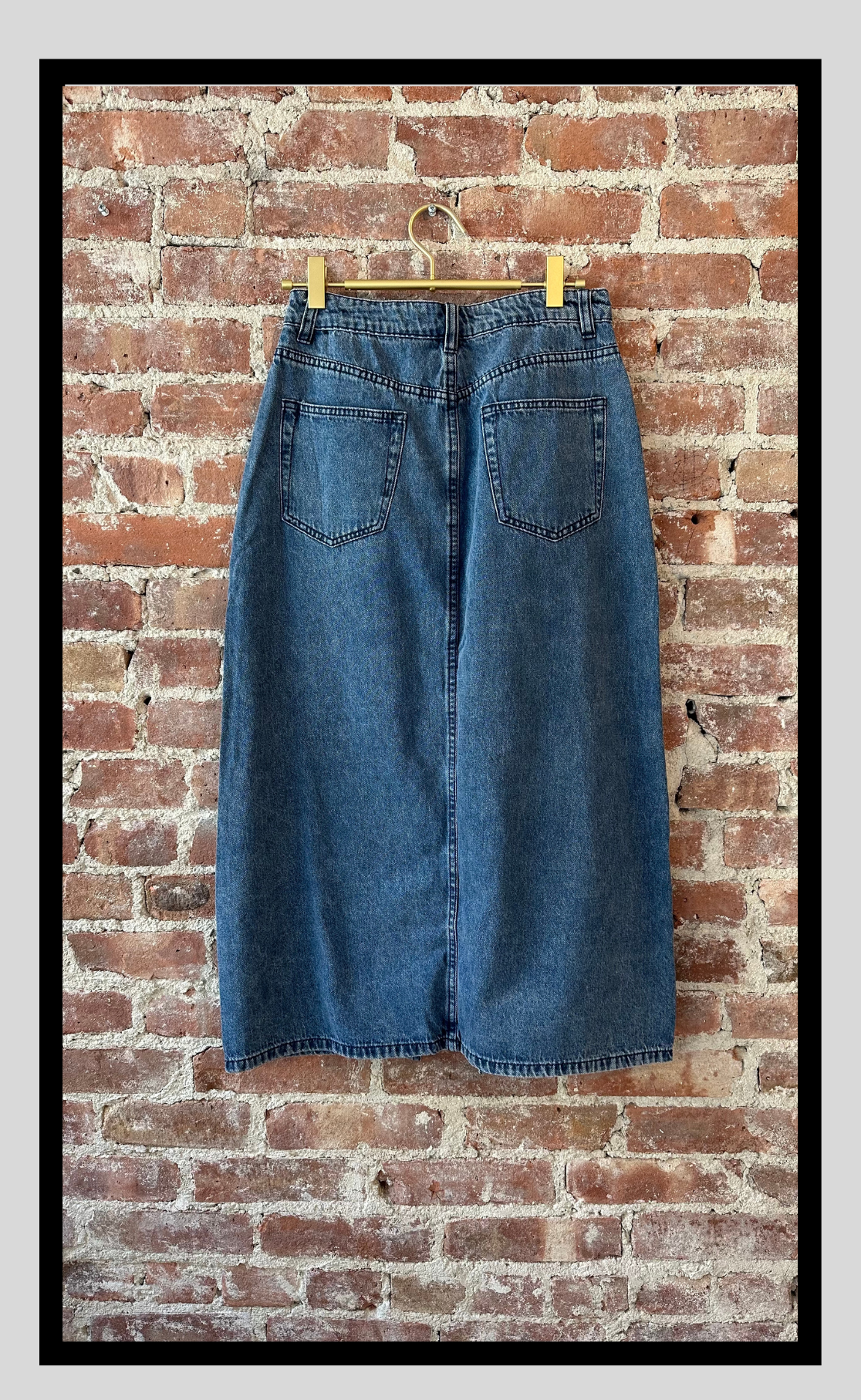 Jeans Midi Skirt