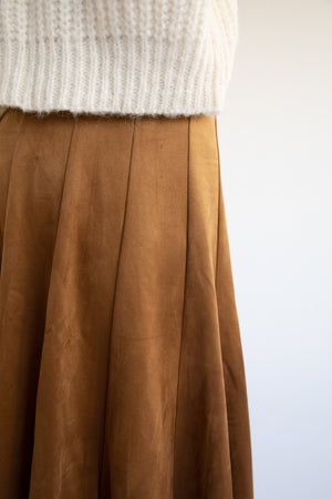 Corduroy Camel Skirt