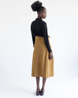Wallet Woven Skirt with Belt