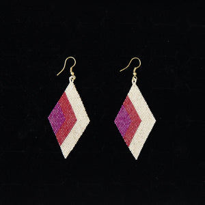 Scarlet with Magenta Luxe Earrings