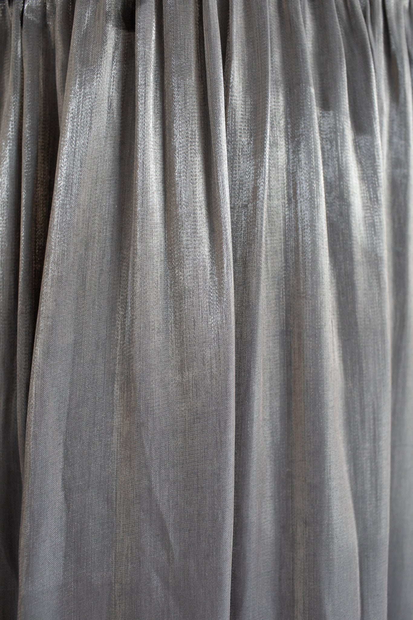 Grey Satin Dress