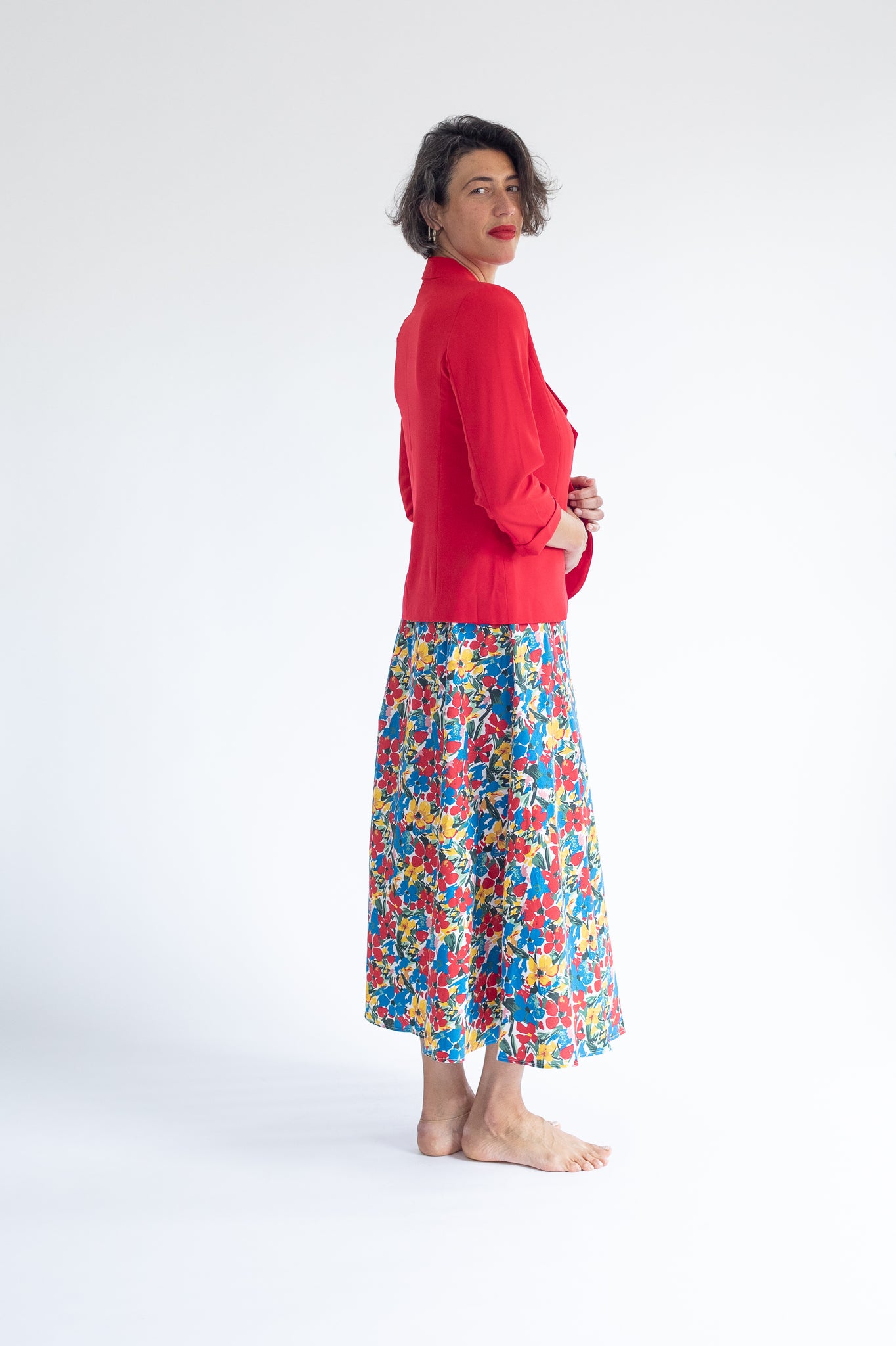 Flower Cotton Skirt