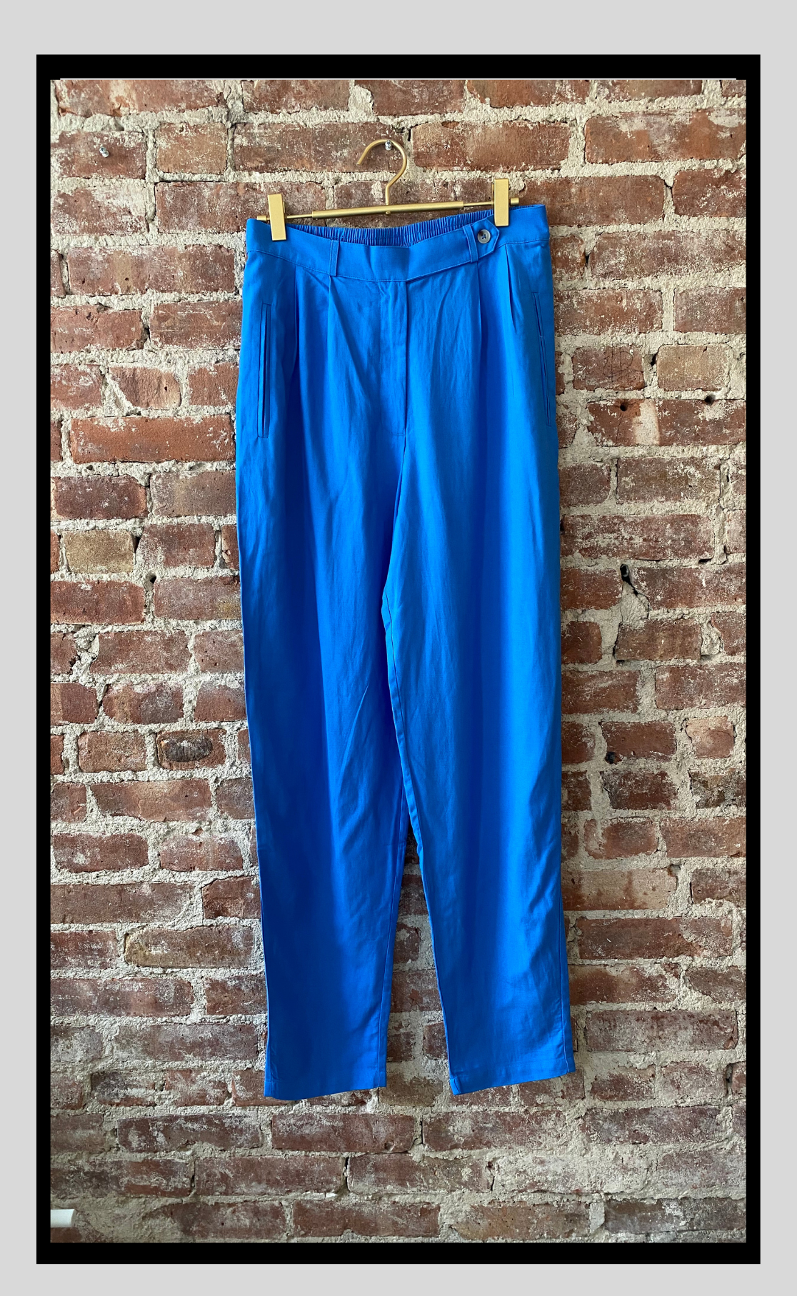 Blue Classic Pants