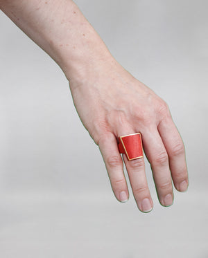Red Wooden Ring